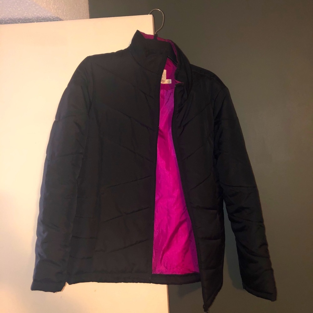 Women Faded Glory Black Winter Coat